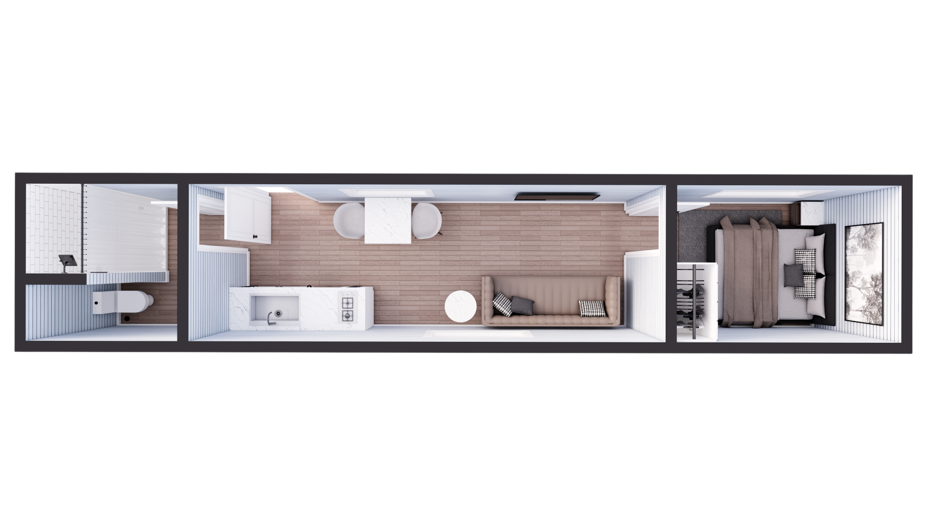 The Happy Shack floor plan