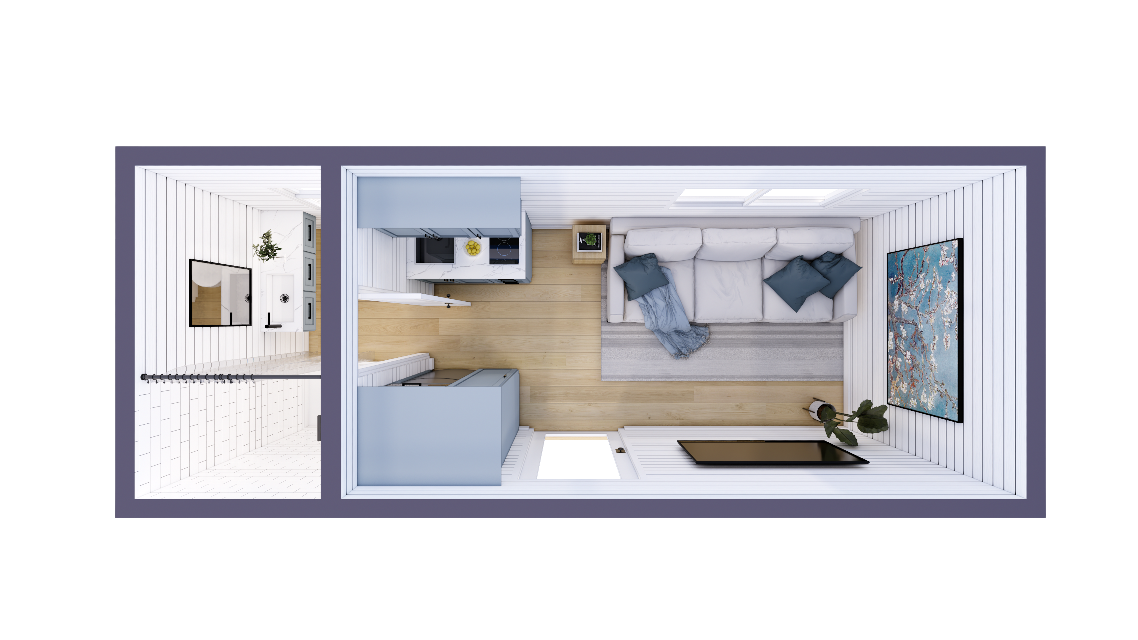 The Micro Pod floor plan