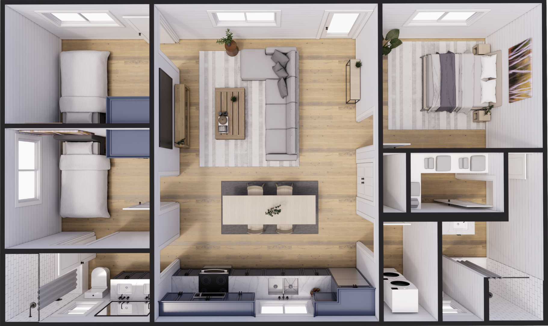 The Triple Trio floor plan